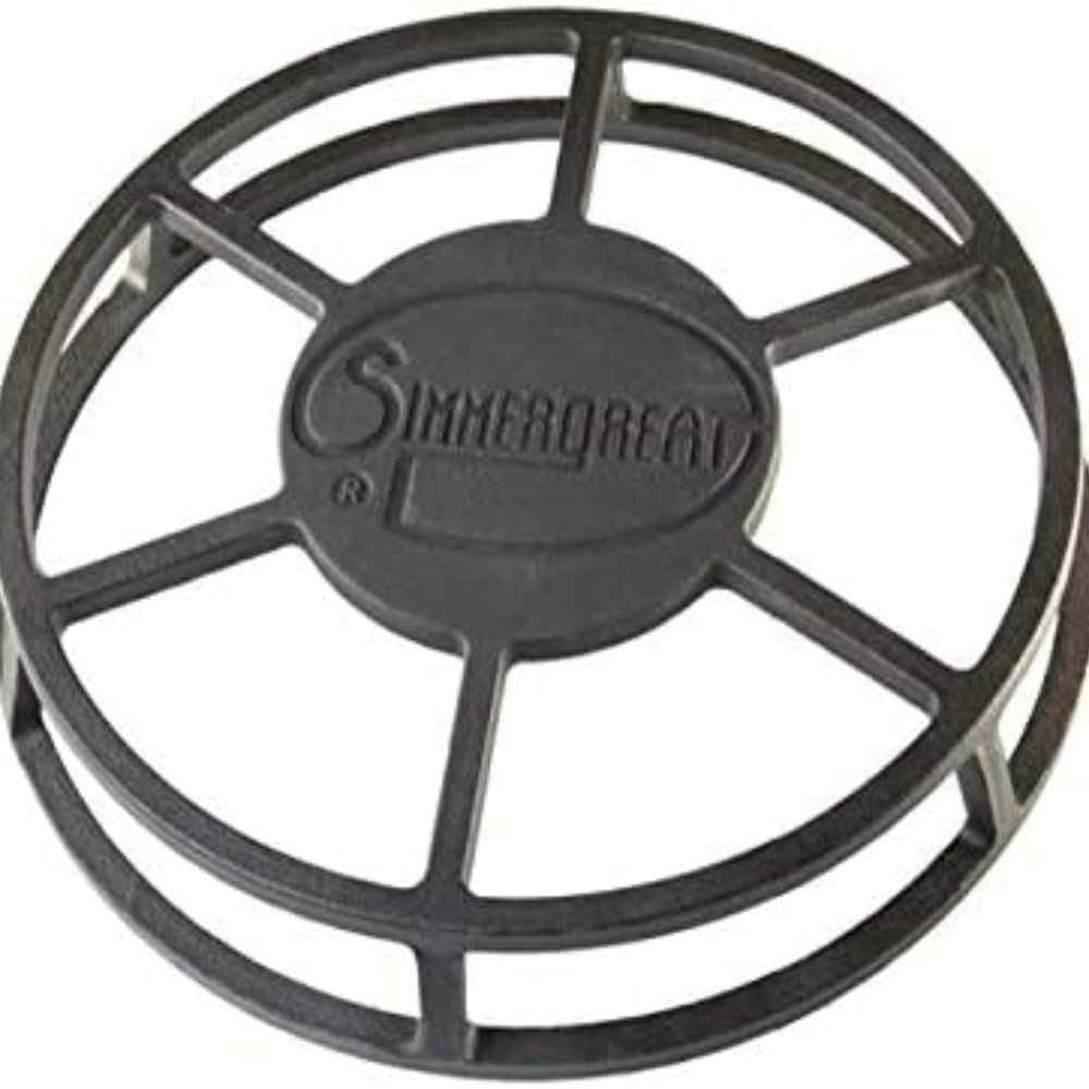 SIMMERGREAT - CAST IRON COOKWARE, STOVE TOP HEAT DIFFUSER, TEMPERATURE CONTROL